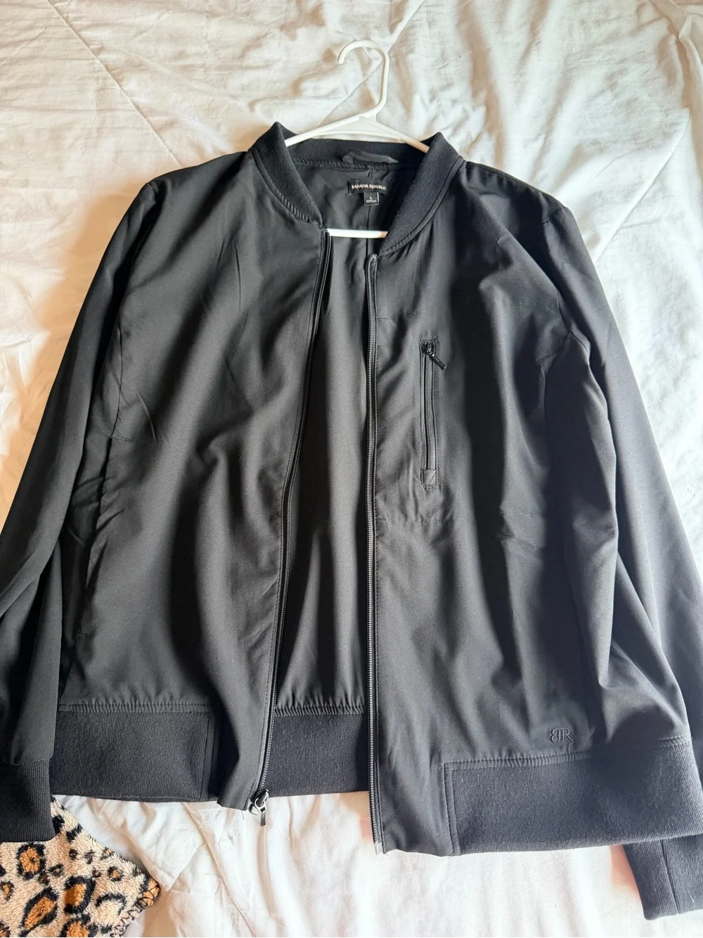 Banana Republic Black Men's Bomber Jacket